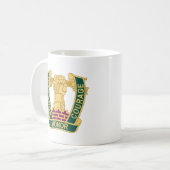 Bataillon der Militärpolizei-705 Kaffeetasse (Vorderseite Links)