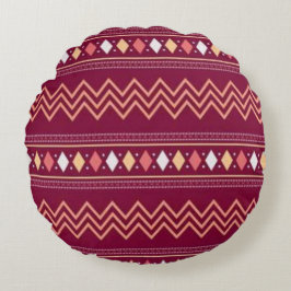 Batak Round Pillow Rundes Kissen