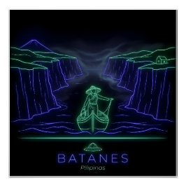 Batanes Ivatan Woman- Vakul Hat- Philippines Poster