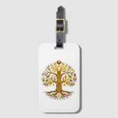 Batang Garing (Tree of Life) Gepäckanhänger (Vorderseite Vertikal)