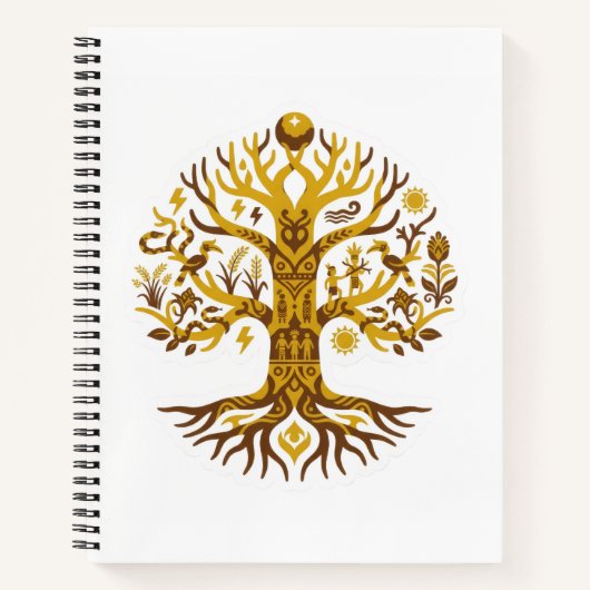 Batang Garing (Tree of Life) Notizblock (Vorderseite)