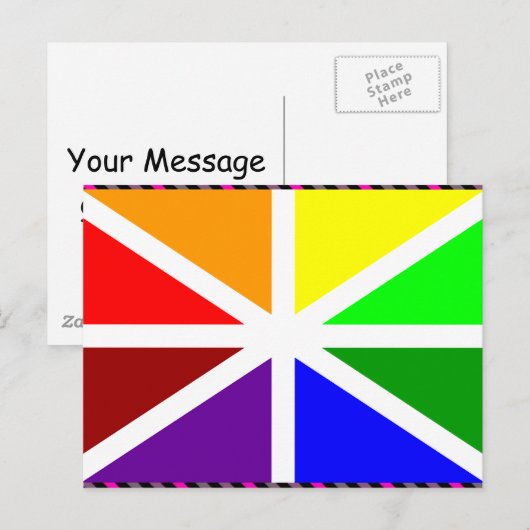 Batasuna Flag Postkarte (Vorne/Hinten)