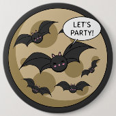 Batats Having Party on Full Moon Button (Vorderseite)