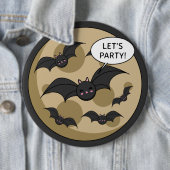 Batats Having Party on Full Moon Button (Beispiel)