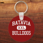 Batavia - Bulldogs - Mittel - Batavia Illinois Schlüsselanhänger (Vorderseite)