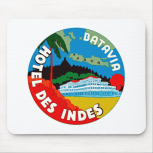 Batavia Hotel Des Indies Mousepad