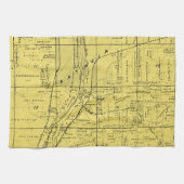 BATAVIA ILLINOIS 1871 MAP FOX RIVER VALLEY GESCHIRRTUCH (Horizontal)