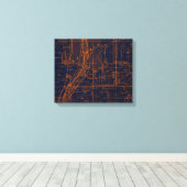 BATAVIA ILLINOIS 1871 MAP FOX RIVER VALLEY LEINWANDDRUCK (Insitu (Holzboden))