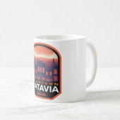 Batavia Illinois Historic Downtown Kaffeetasse (VorderseiteRechts)