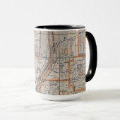 Batavia Illinois Plat Karte 1870 Fox River Valley Tasse (VorderseiteRechts)