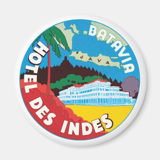 BataviaHotelJava Magnet (Vorne)