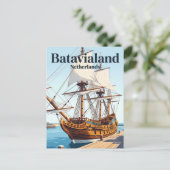 Batavialand Niederlande Postkarte (Stehend Vorderseite)