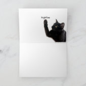 Batcat: Greeting card Karte (Innenseite)