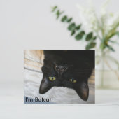 Batcat: Ich bin Batcat Postcard Postkarte (Stehend Vorderseite)