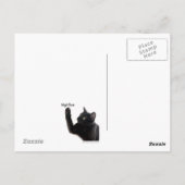 Batcat: Ich bin Batcat Postcard Postkarte (Rückseite)