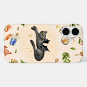 Batcat Magic - Niedliches Hexenhaus Case-Mate iPhone Hülle (Rückseite (Horizontal))