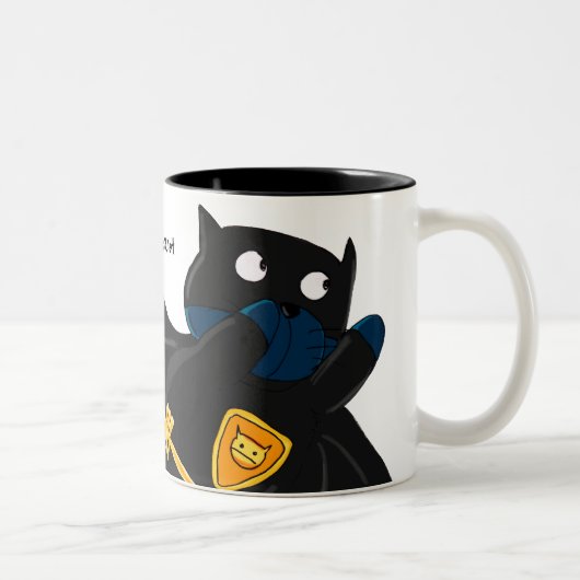 Batcat Zweifarbige Tasse (Rechts)
