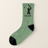 Batch - Cricket Player und Bat mit benutzerdefinie Socken (Links - Außen)