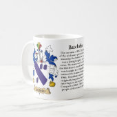 Batchelor, der Ursprung, die Bedeutung und das Kaffeetasse (Vorderseite Links)