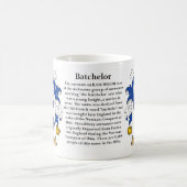 Batchelor, der Ursprung, die Bedeutung und das Kaffeetasse (Mittel)