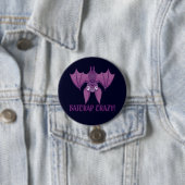 Batcrap Crazy Wacky Cartoon Bat Button (Beispiel)