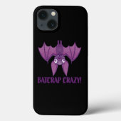 Batcrap Crazy Wacky Cartoon Bat Case-Mate iPhone Hülle (Rückseite)