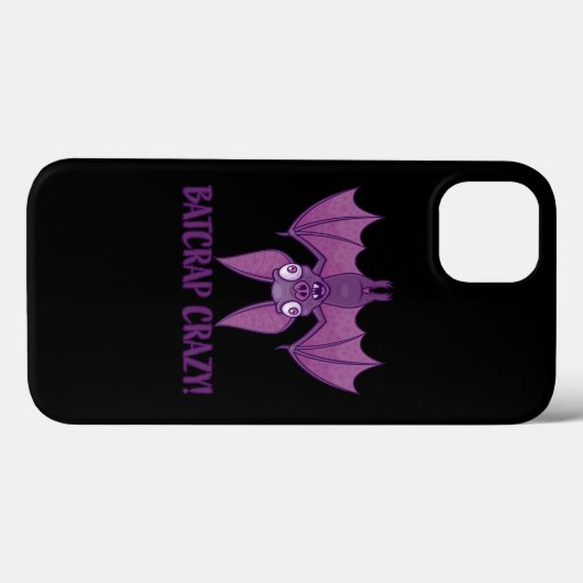 Batcrap Crazy Wacky Cartoon Bat Case-Mate iPhone Hülle (Rückseite (Horizontal))