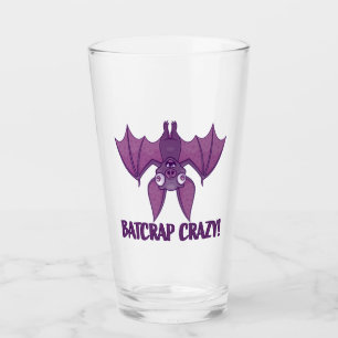 Batcrap Crazy Wacky Cartoon Bat Glas