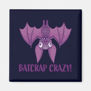 Batcrap Crazy Wacky Cartoon Bat Magnet