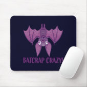 Batcrap Crazy Wacky Cartoon Bat Mousepad (Mit Mouse)