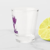 Batcrap Crazy Wacky Cartoon Bat Schnapsglas (Rechts)