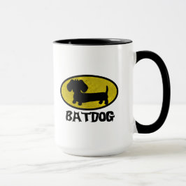 Batdog Dackel Hund Kaffee Tee Tasse