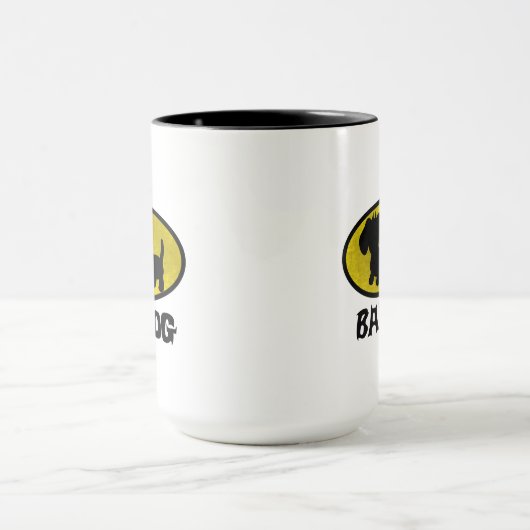 Batdog Dackel Hund Kaffee Tee Tasse (Zentrum)
