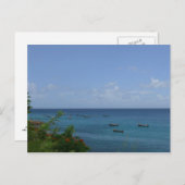 Bateaux de Pêcheurs - Martinique, FWI Postkarte (Vorne/Hinten)