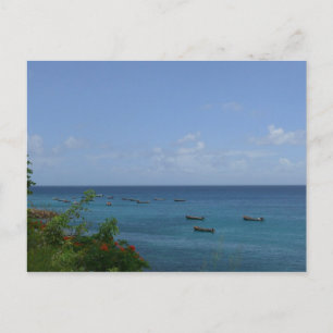 Bateaux de Pêcheurs - Martinique, FWI Postkarte