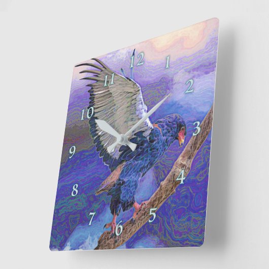 BATELEUR EAFLE SALUTE NACH AFRIKA QUADRATISCHE WANDUHR (Winkel)