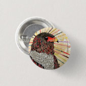 Bateleur Eagle Button (Vorne & Hinten)