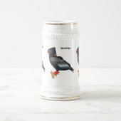 Bateleur Eagle illustration Bierglas (Mittel)