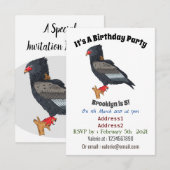 Bateleur Eagle Illustration Einladung (Vorne/Hinten)