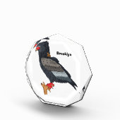 Bateleur Eagle illustration Fotoblock (Rechts)