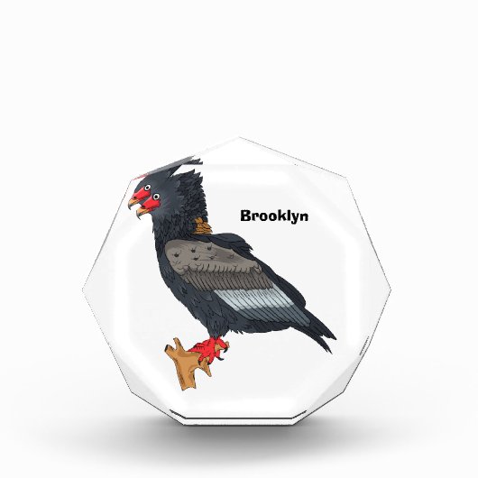 Bateleur Eagle illustration Fotoblock (Vorderseite)