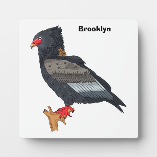 Bateleur Eagle Illustration Fotoplatte (Vorderseite)