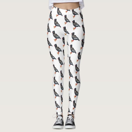 Bateleur Eagle Illustration Leggings (Vorderseite)