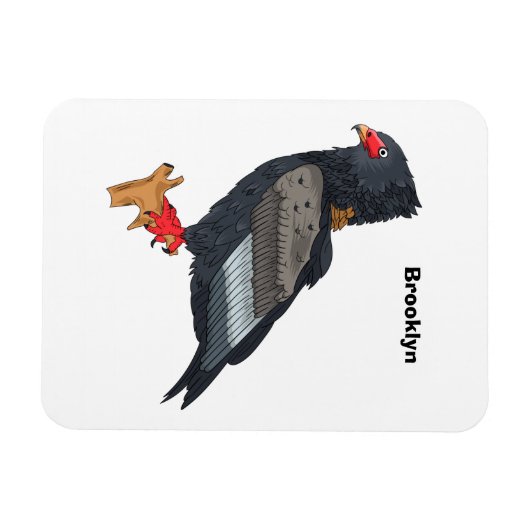 Bateleur Eagle Illustration Magnet (Horizontal)