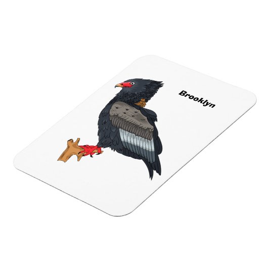 Bateleur Eagle Illustration Magnet (Linke Seite)