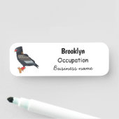 Bateleur Eagle Illustration Namensschild (Beispiel)