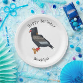 Bateleur Eagle Illustration Pappteller (Party)