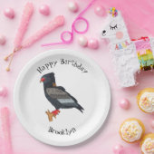 Bateleur Eagle Illustration Pappteller (Party)