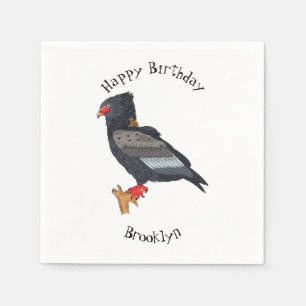 Bateleur Eagle Illustration Serviette