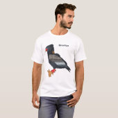 Bateleur Eagle Illustration T-Shirt (Vorne ganz)